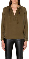 Thumbnail for your product : MICHAEL Michael Kors Chain-detail silk blouse