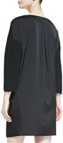 Thumbnail for your product : Vince Satin-Back Sweaterdress