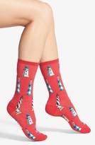 Thumbnail for your product : Hot Sox 'Lighthouse' Crew Socks