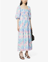 Thumbnail for your product : Faithfull The Brand Brisa floral-print woven midi dress