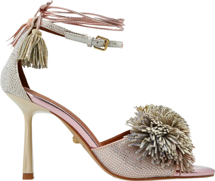 Kurt Geiger Pompom-Embellishment Sandals