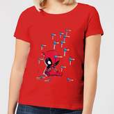 Thumbnail for your product : Marvel Deadpool Cartoon Knockout Women's T-Shirt