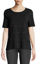 Thumbnail for your product : Lord & Taylor Petite Relaxed Drapey Tee