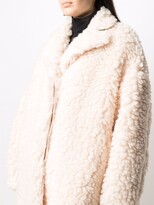 Thumbnail for your product : MM6 MAISON MARGIELA Teddy shearling coat