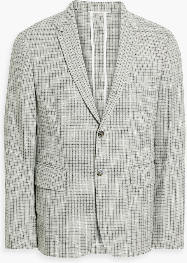 Thom Browne Checked cotton-blend tweed blazer