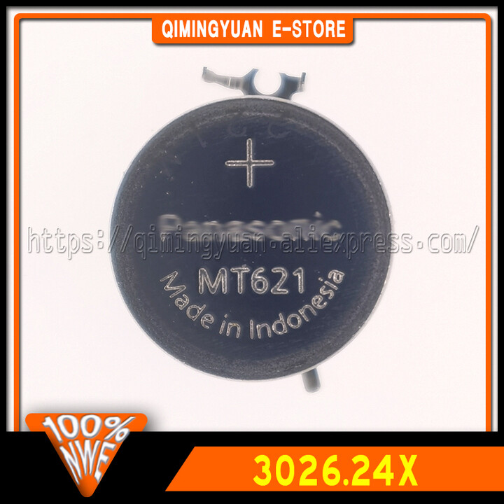 QIMIWON 1pcs 3026.24X MT621 3026-24X 3026 24X Seiko Watch Kinetic Energy Rechargeable Battery Capacitor Seiko V137 V138 VS22 VS22B