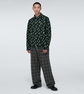 Thumbnail for your product : Undercover Printed wool blouson jacket