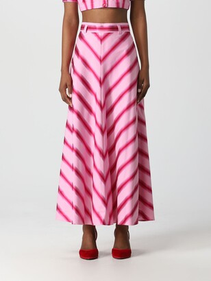 スカート ETRO Pink Cotton Blend Mini Skirt Etro skirt in cotton blend - ShopStyle