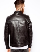 Thumbnail for your product : ASOS Leather Biker Jacket