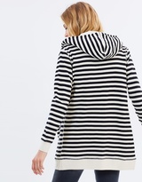 Thumbnail for your product : Maison Scotch Home Alone Long Twisted Hoodie
