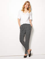 Thumbnail for your product : Marks and Spencer Chevron Jersey Peg Trousers