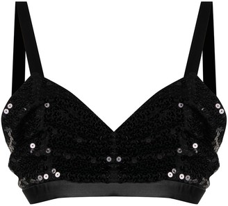 embellished bralette top