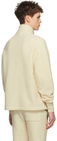 Thumbnail for your product : Ami Alexandre Mattiussi Off-White Wool Half-Zip Sweater