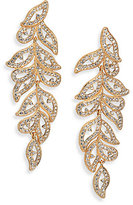 Thumbnail for your product : Adriana Orsini Pavé Crystal Leaf Drop Earrings