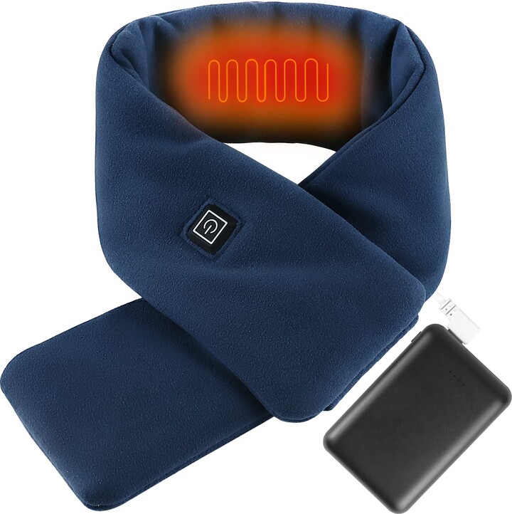 CUJINWIN Heated Neck Warmer with 5000mAh Battery ShopStyle Scarves