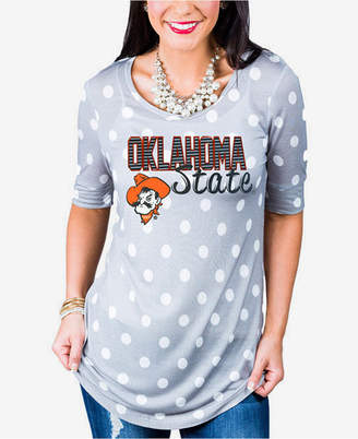 Couture Gameday Women's Oklahoma State Cowboys Polka Dot T-Shirt