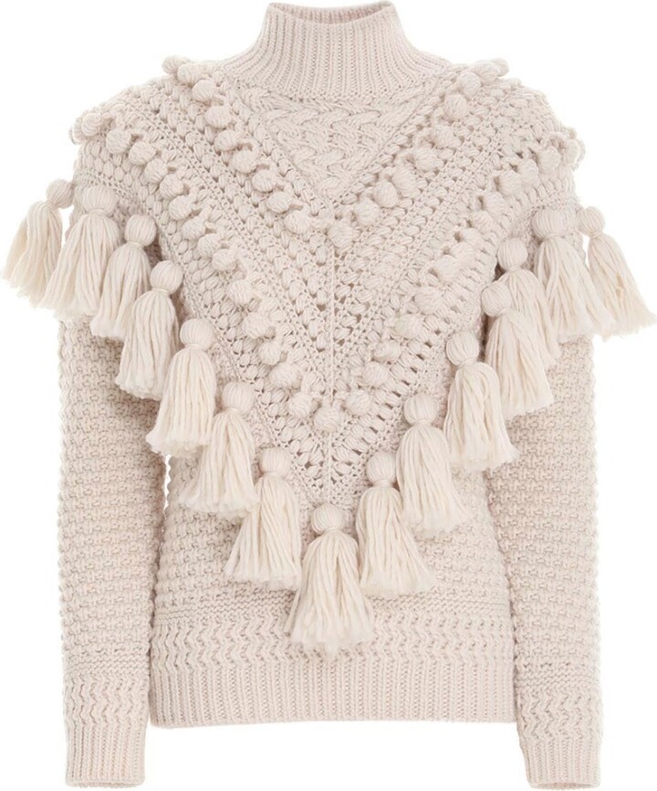 Zimmermann Kaleidoscope Crochet Sweater ShopStyle