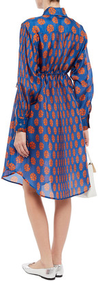 MM6 MAISON MARGIELA Cutout Printed Silk Mini Dress