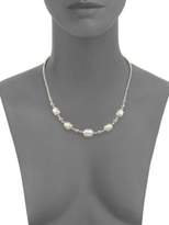 Thumbnail for your product : Majorica 8MM-12MM White Baroque Pearl Beaded Necklace