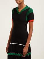Thumbnail for your product : Proenza Schouler Ribbed Cotton-blend Sweater - Womens - Black Multi
