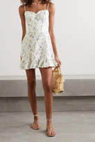 Thumbnail for your product : Reformation Mariana Floral-print Linen Mini Dress