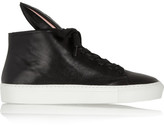 Thumbnail for your product : Minna Finds + Parikka Bunny leather high-top sneakers