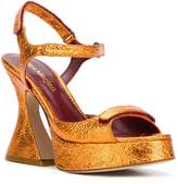 Thumbnail for your product : Sies Marjan sculpted heel platform sandals