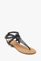 Thumbnail for your product : Forever 21 Faux Leather Cutout Sandal