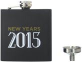 Thumbnail for your product : True Fabrications New Years 2015 Black Flask - black with white and gold