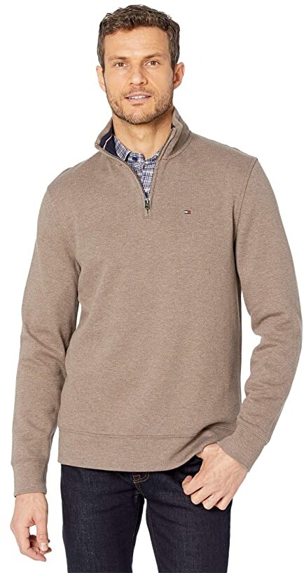 Tommy Hilfiger Bill 1/4 Zip Sweatshirt Men's Clothing - ShopStyle