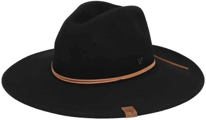 New Era Women's Black Tampa Bay Buccaneers Willow Wide Brim Fedora