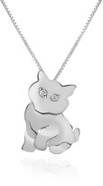 Thumbnail for your product : Forzieri Diamond & 18K Gold Cat Pendant Necklace