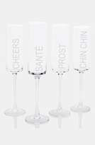 Thumbnail for your product : Cathy's Concepts 'Cheers!' Contemporary Champagne Flutes