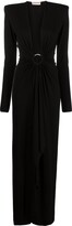 Thumbnail for your product : Alexandre Vauthier Black V-Neck Maxi Dress