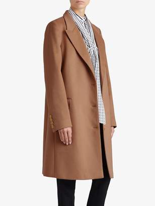 Burberry tailored single-breasted coat