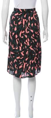 Marni Printed Knee-Length Skirt