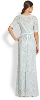 Thumbnail for your product : Teri Jon Beaded-Detail Lace Gown