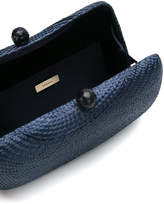 Thumbnail for your product : Serpui woven straw clutch