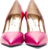 Thumbnail for your product : Lanvin Fuchsia Leather D'Orsay Heels