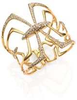 Thumbnail for your product : Alexis Bittar Miss Havisham Kinetic Crystal Mirrored Bracelet