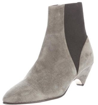 Walter Steiger Suede Pointed-Toe Ankle Boots