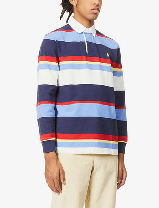Polo Ralph Lauren Striped classic-fit cotton-jersey rugby shirt