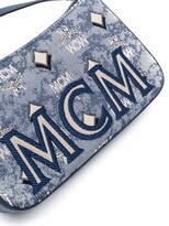 Thumbnail for your product : MCM Visetos-print leather shoulder bag