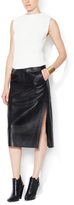 Thumbnail for your product : Helmut Lang Leather High Waisted Pencil Skirt