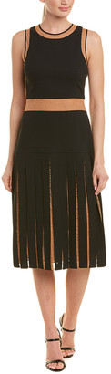Michael Kors Collection Silk-Lined A-Line Dress