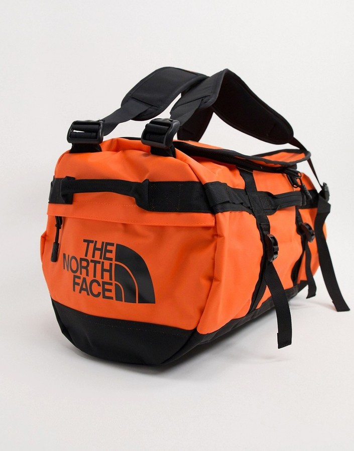 The North Face Base Camp small duffel bag 50L in orange ShopStyle