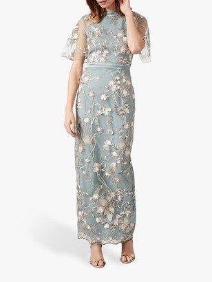 Phase Eight Collection 8 Glenda Floral Dress, Seafoam Green