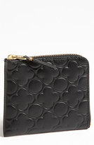 Thumbnail for your product : Comme des Garcons Small Embossed Half Zip French Wallet