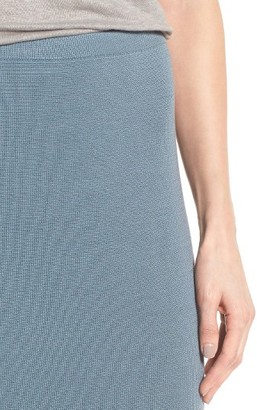 Eileen Fisher Women's Silk & Cotton Interlock Knit Pencil Skirt