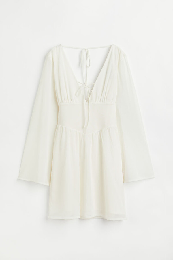 H&M Short Sleeve Women's White Dresses | ShopStyle
